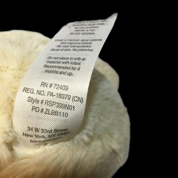 Rene Rofe Baby My First Chick Soft Plush Bon Bebe Duck Duckling NWT Tags RARE 7" - Picture 9 of 12